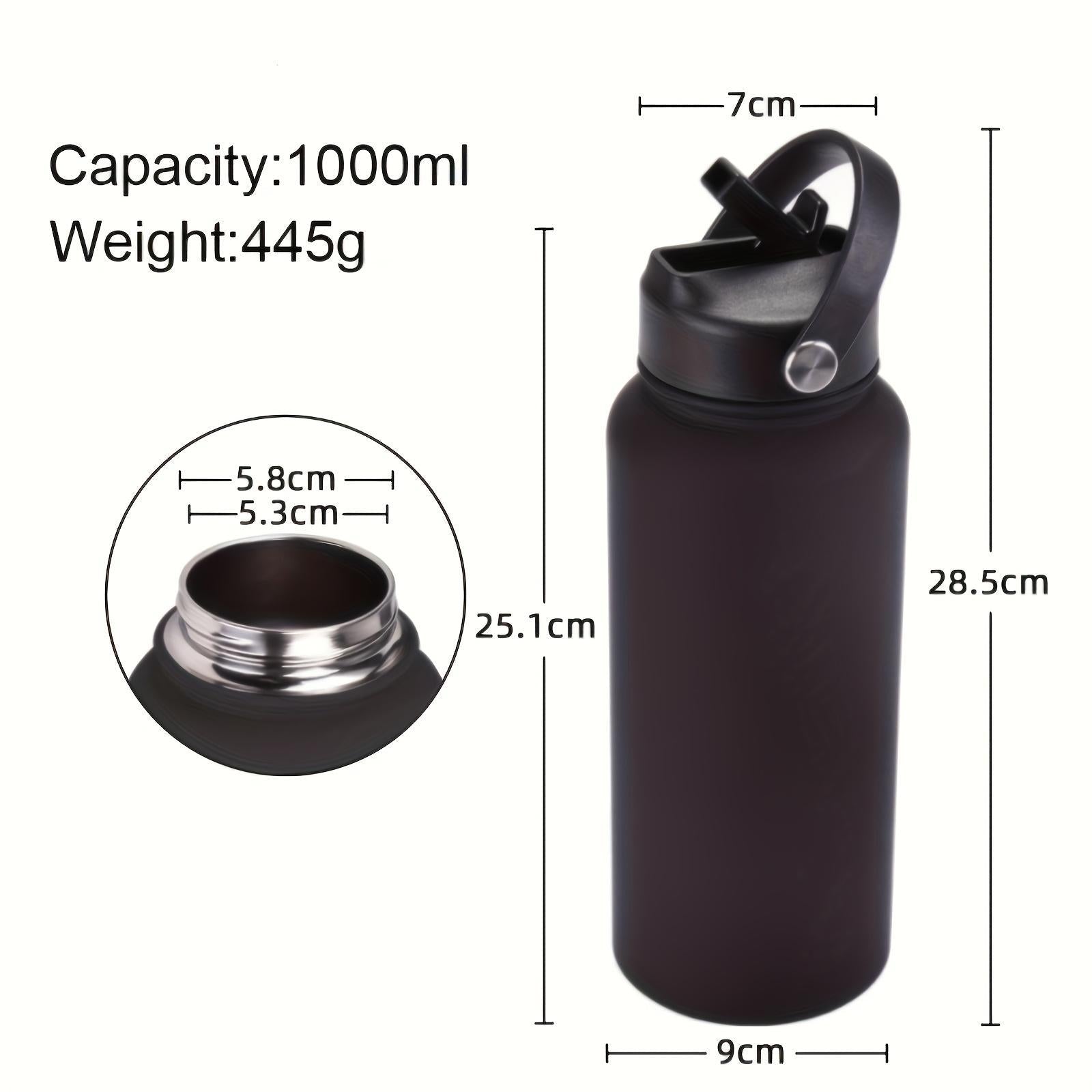 Stay Hydrated and Stylish with the 40 Oz Stainless Steel Sports Water Bottle